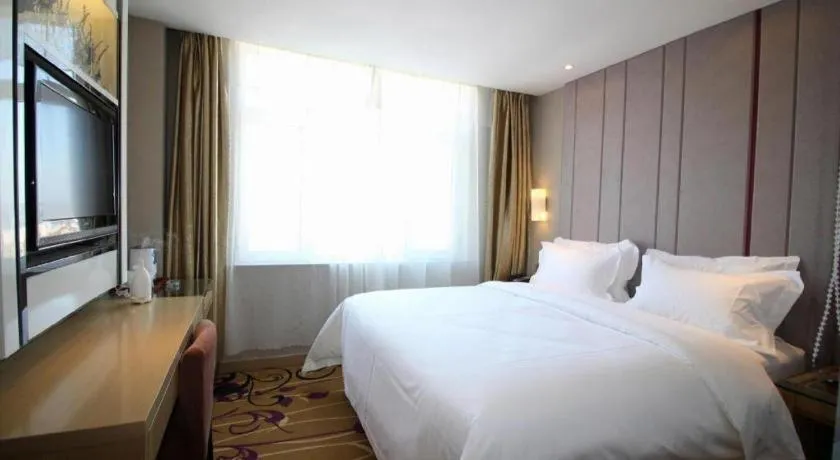 Bed in Lavande Hotel Yantai Train Station Branch