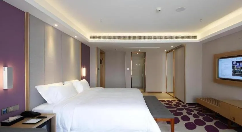 Bed in Lavande Hotel Yantai Train Station Branch