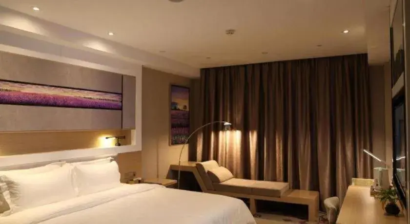 Bed in Lavande Hotel Shijiazhuang Museum Branch Bed in Lavande Hotel Shijiazhuang Museum Branch