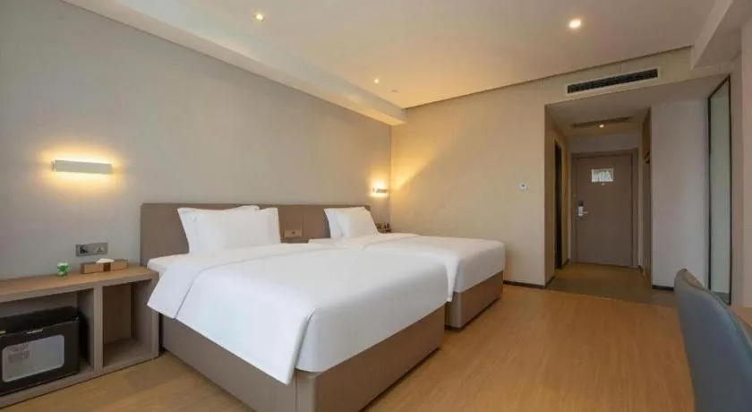 Bed in Lavande Hotel Shijiazhuang Museum Branch