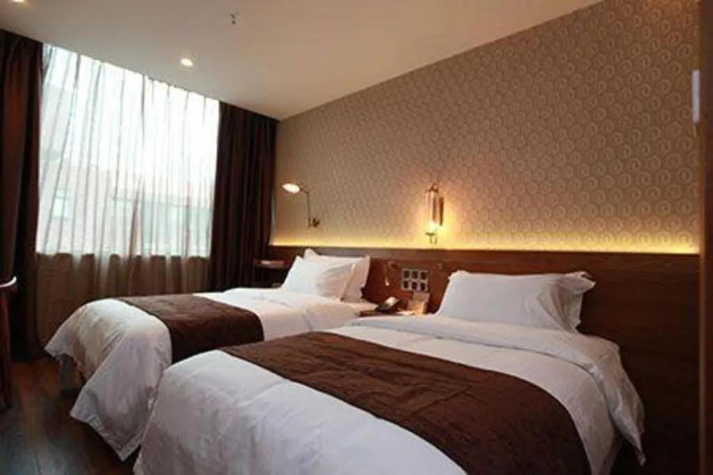 Bed in James Joyce Coffetel Wuxi Taihu Square Subway Station Branch