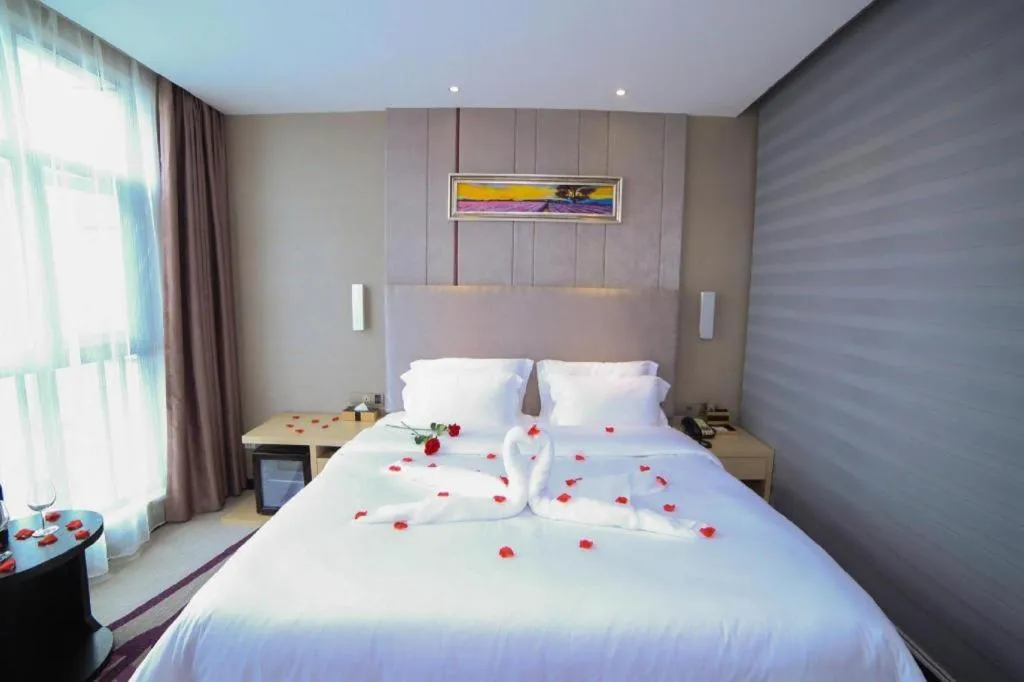 Bed in Lavande Hotel Yichang Railway East Station Branch