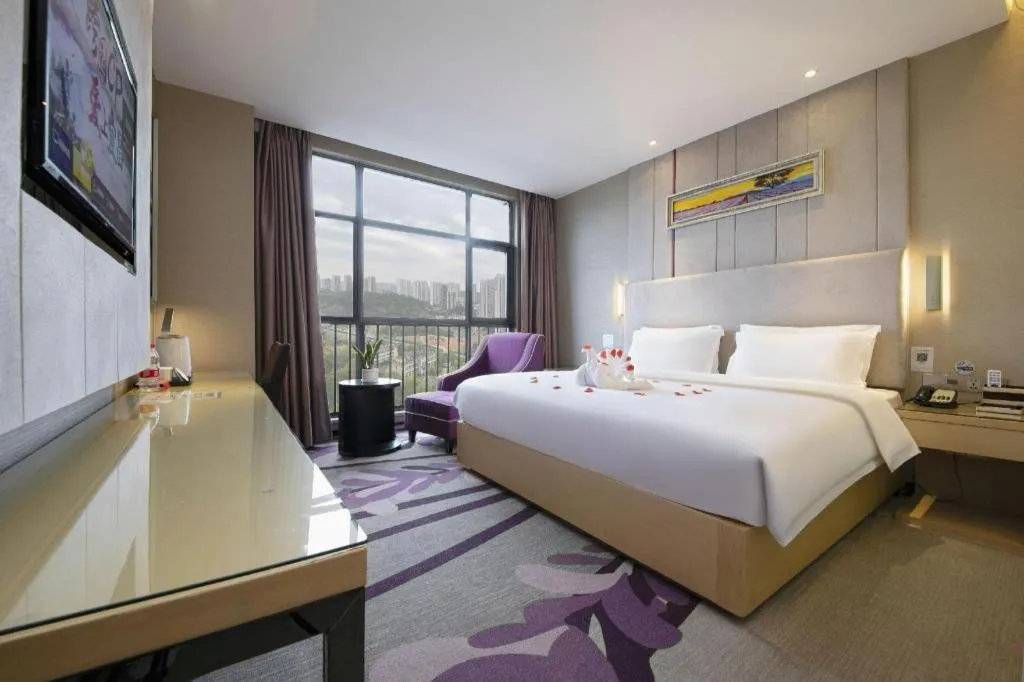 Bed in Lavande Hotel Yichang Railway East Station Branch