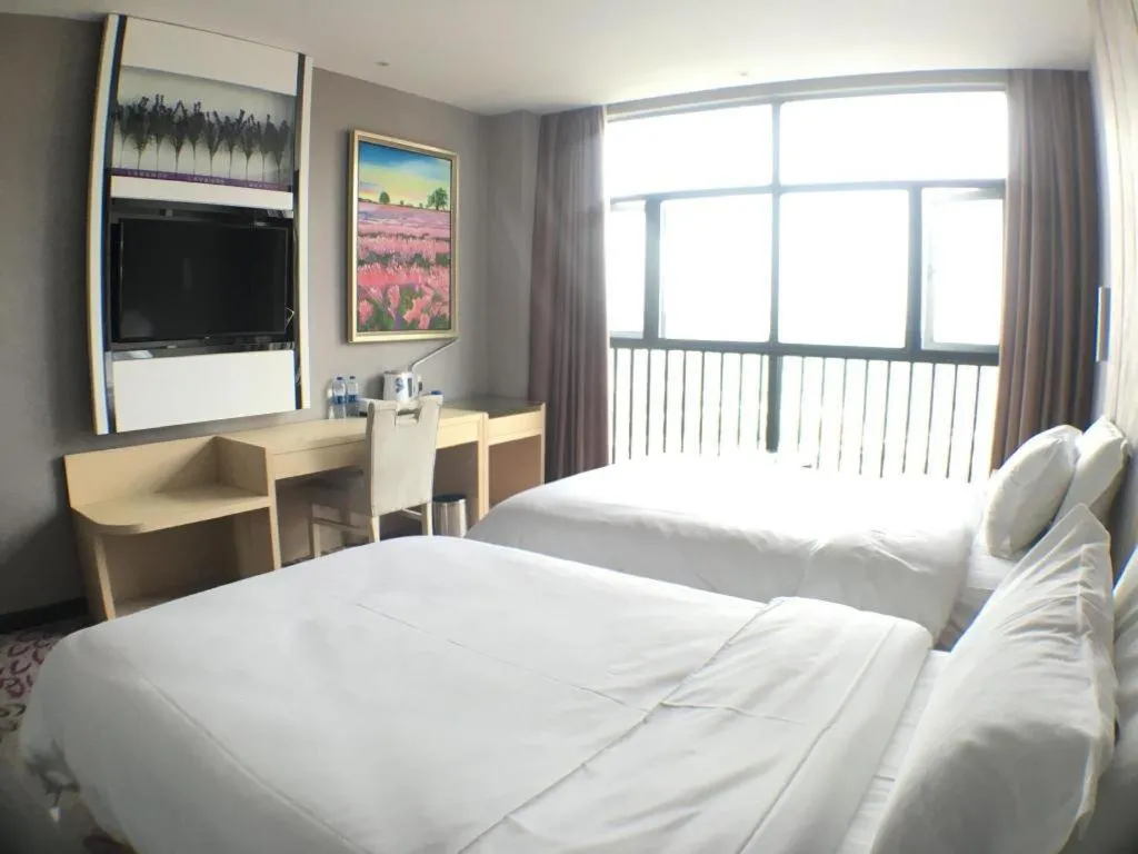 Bed in Lavande Hotel Yichang Railway East Station Branch
