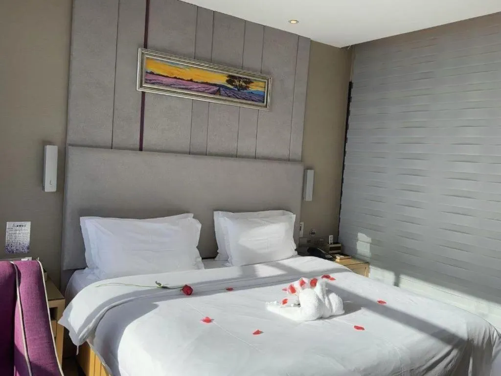 Bed in Lavande Hotel Yichang Railway East Station Branch