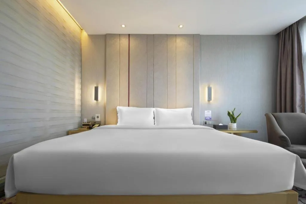 Bed in Lavande Hotel Yichang Railway East Station Branch