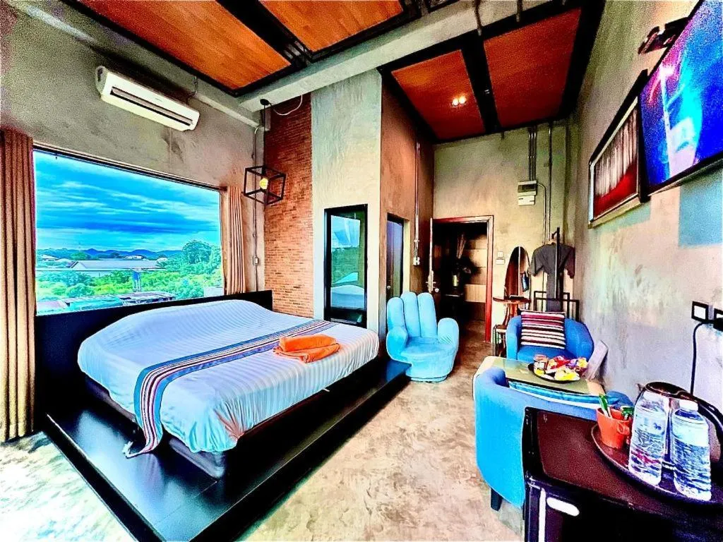 Bed in Theloft boutique nakhonpanom