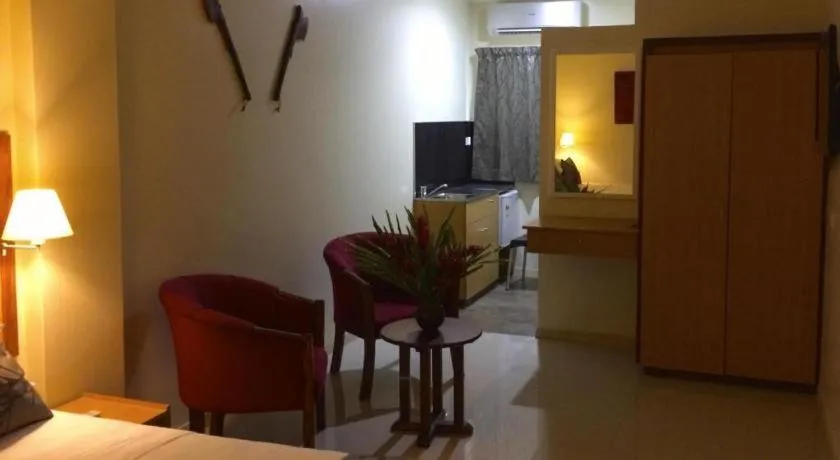 Bed in Victoria Palms Hotel