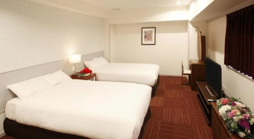 Bed in Hotel Grand Shinonome