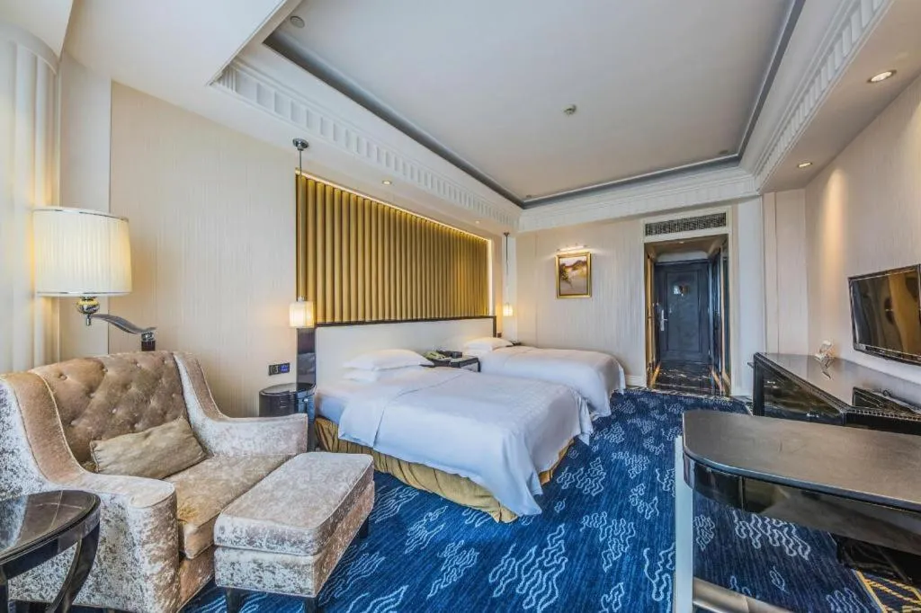 Bed in Tongxiang Inspirock Hotel