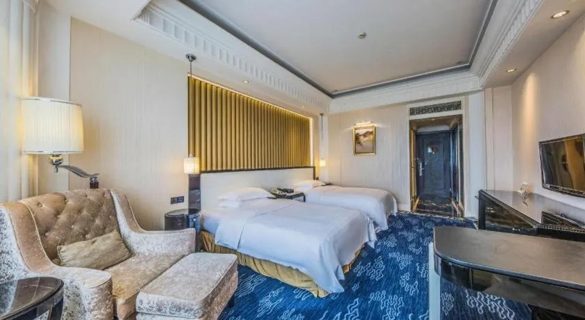 Bed in Tongxiang Inspirock Hotel
