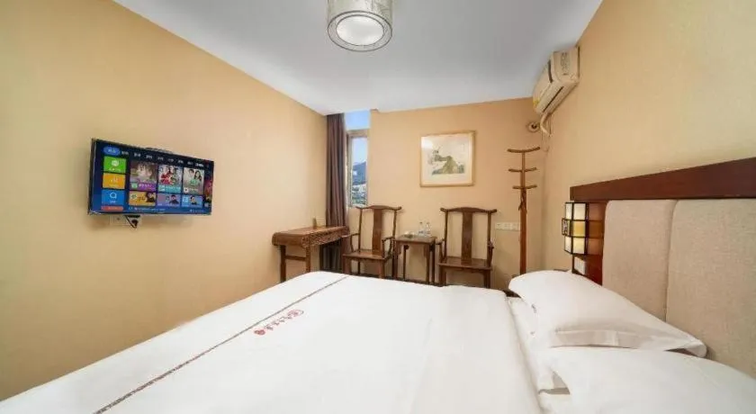 Bed in BOOK PAVILION HOTEL