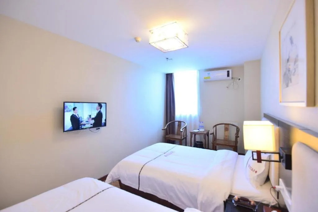 Bed in BOOK PAVILION HOTEL