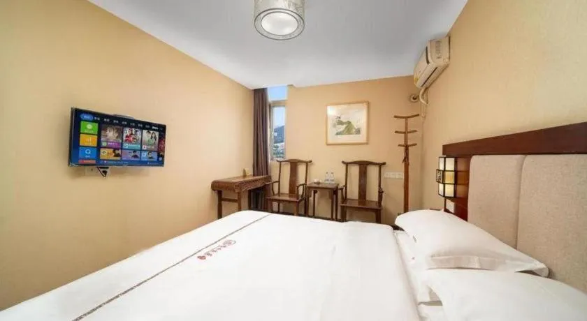 Bed in BOOK PAVILION HOTEL