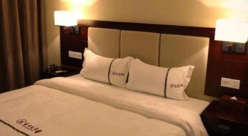 Bed in BOOK PAVILION HOTEL