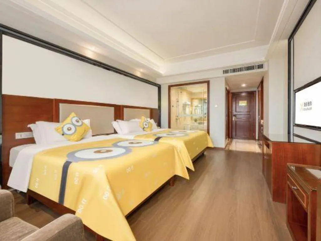 Bed in Vienna International Hotel Nanning Railway Station Mingxiu Road Metro Station