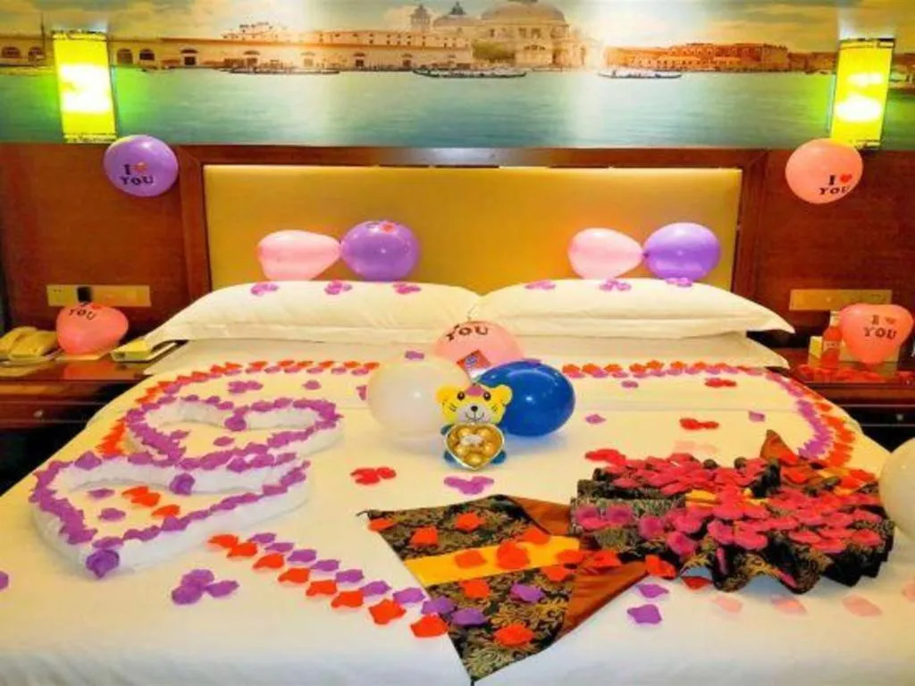 Bed in Vienna International Hotel Nanning Railway Station Mingxiu Road Metro Station