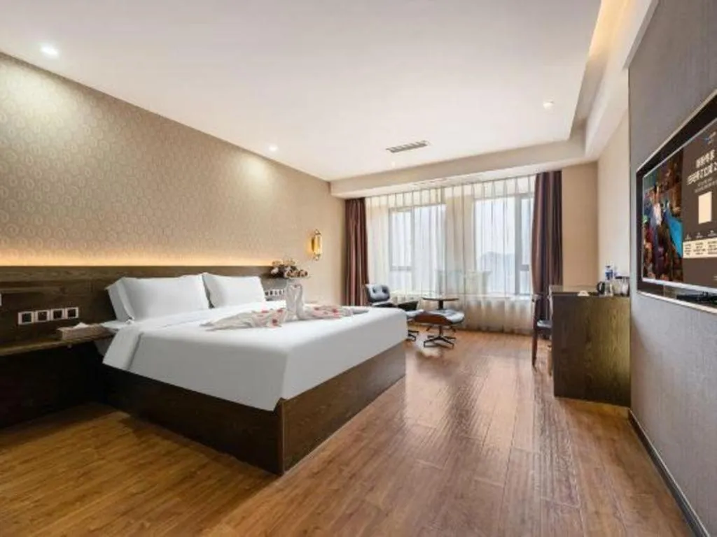 Bed in James Joyce Coffetel Chengdu Jianshe Road Dongjiao Jiyi Square