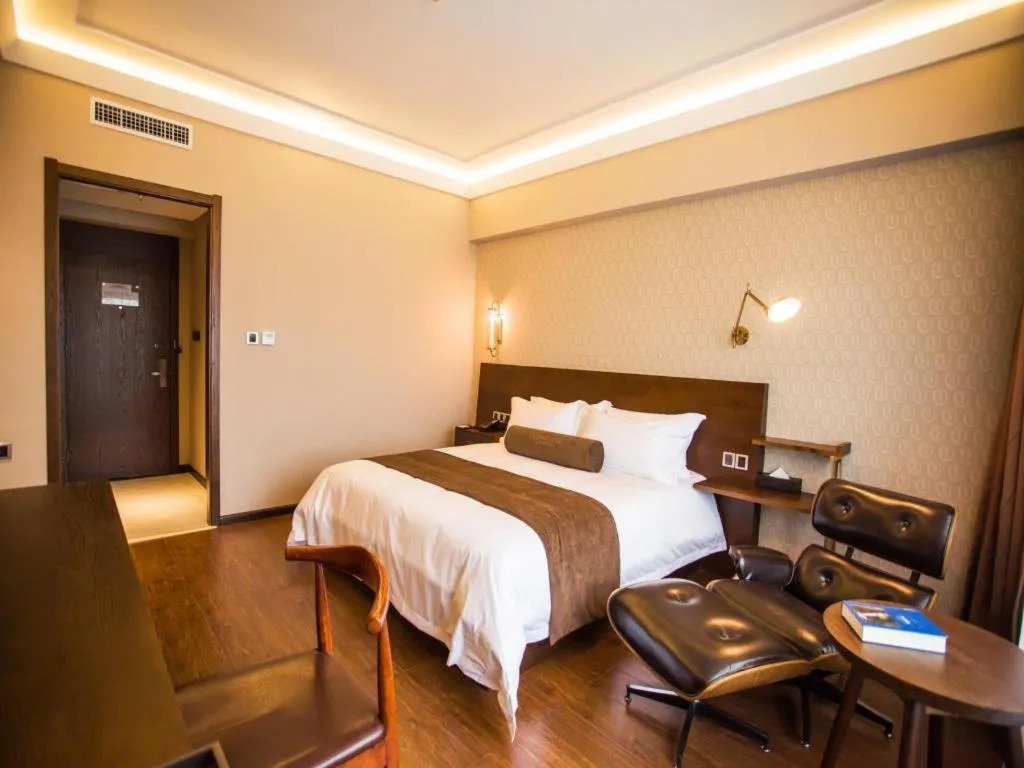 Bed in James Joyce Coffetel Chengdu Jianshe Road Dongjiao Jiyi Square