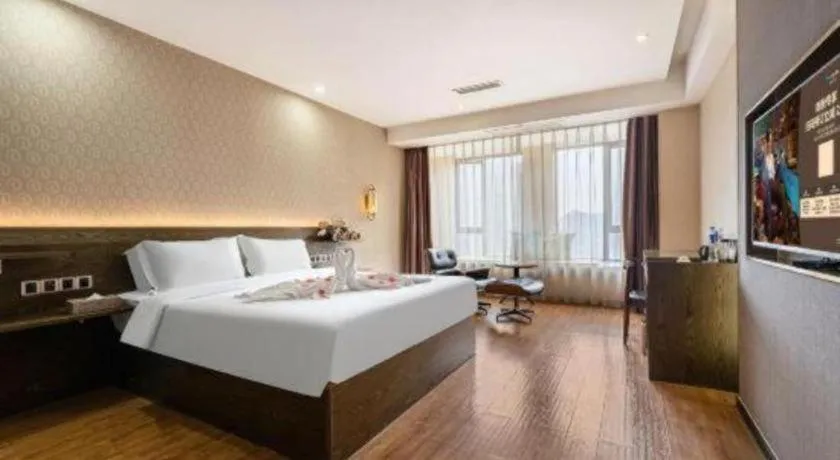 Bed in James Joyce Coffetel Chengdu Jianshe Road Dongjiao Jiyi Square