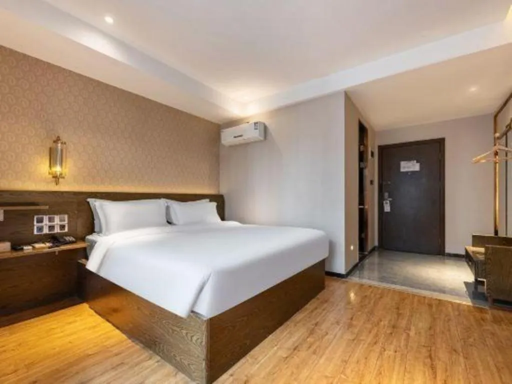 Bed in James Joyce Coffetel Chengdu Jianshe Road Dongjiao Jiyi Square