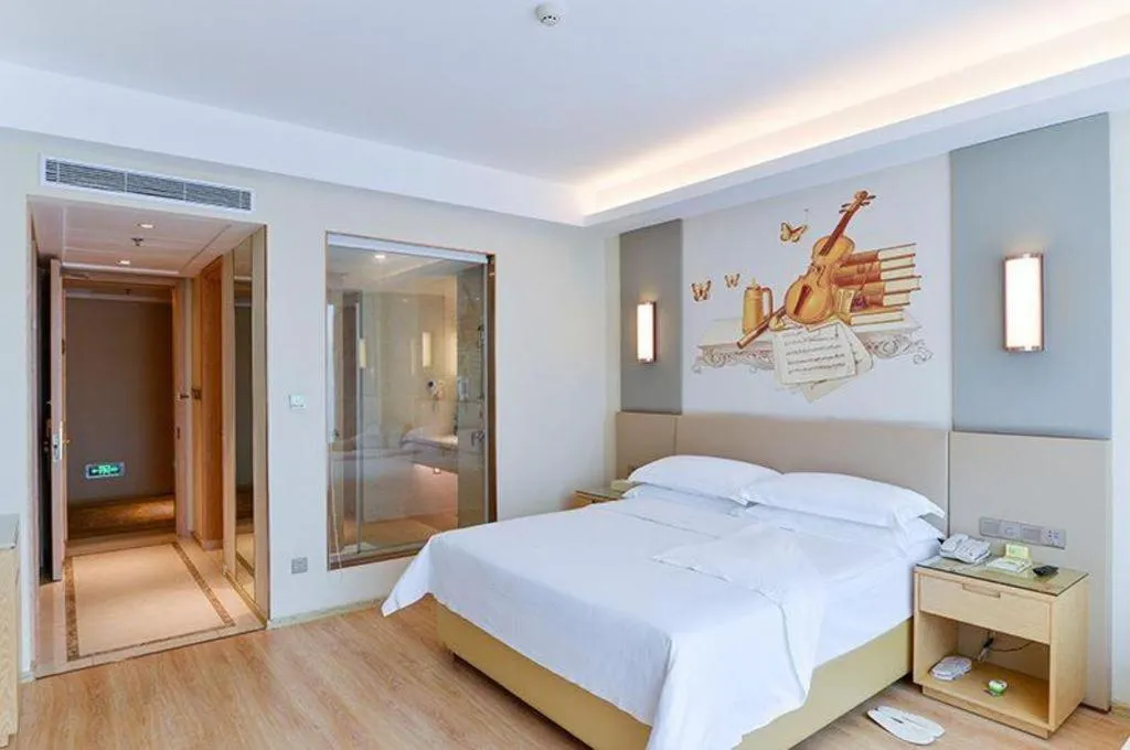 Bed in Vienna International Hotel Chengdu New International Conference and Exhibition Center Branch