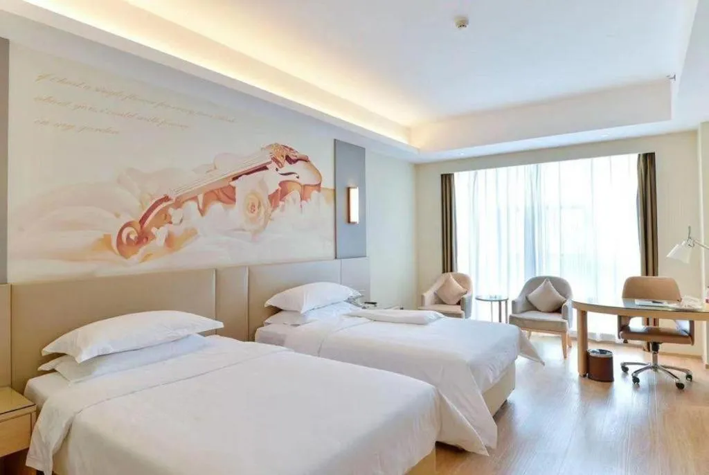 Bed in Vienna International Hotel Chengdu New International Conference and Exhibition Center Branch