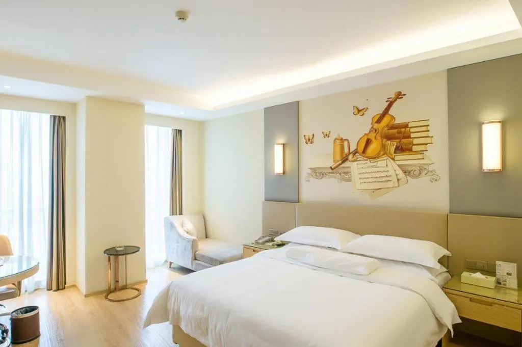 Bed in Vienna International Hotel Chengdu New International Conference and Exhibition Center Branch