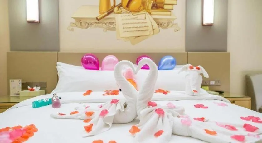 Bed in Vienna International Hotel Chengdu New International Conference and Exhibition Center Branch