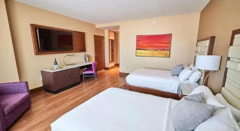 Bed in Vee Quiva Hotel & Casino Bed in Vee Quiva Hotel & Casino