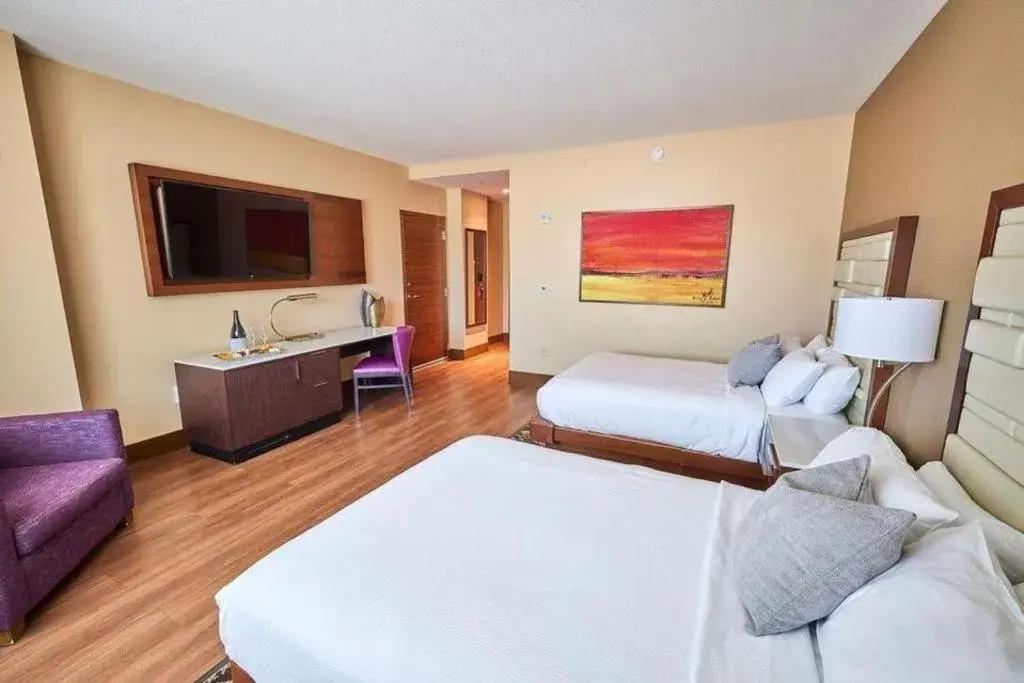 Bed in Vee Quiva Hotel & Casino Bed in Vee Quiva Hotel & Casino