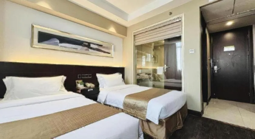 Bed in Maixinge Boutique Hotel Waigaoqiao Free Trade Zone