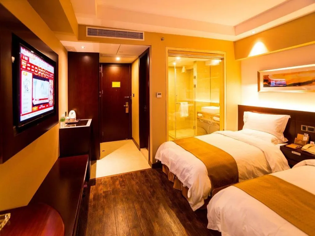Bed in Maixinge Boutique Hotel Waigaoqiao Free Trade Zone
