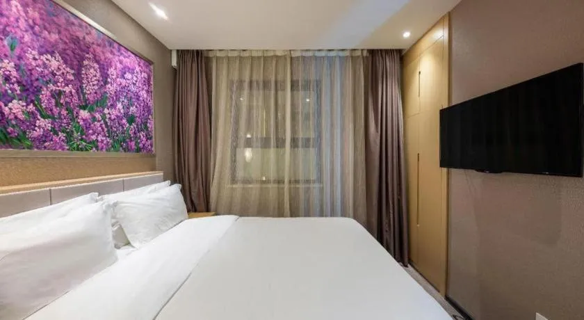 Bed in Lavande Hotel Jinan Quancheng Road Baotu Spring Branch
