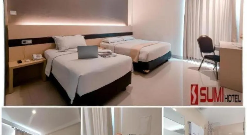 Bed in Sumi Hotel Surabaya