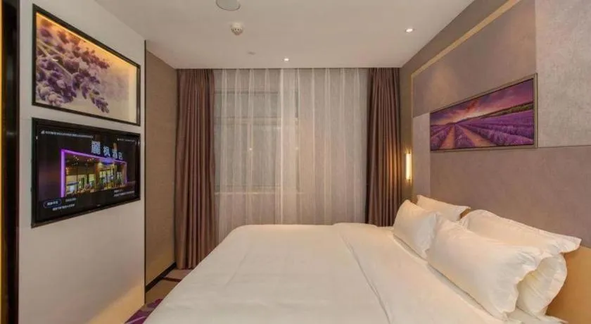 Bed in Lavande Hotel Wuhan Jianghan Road Subway Station
