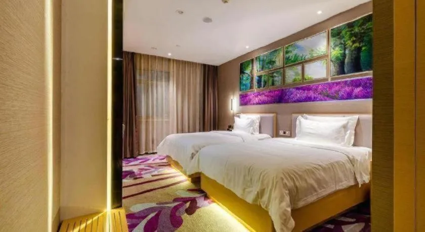 Bed in Lavande Hotel Wuhan Jianghan Road Subway Station
