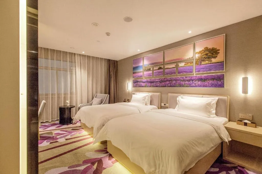 Bed in Lavande Hotel Wuhan Jianghan Road Subway Station