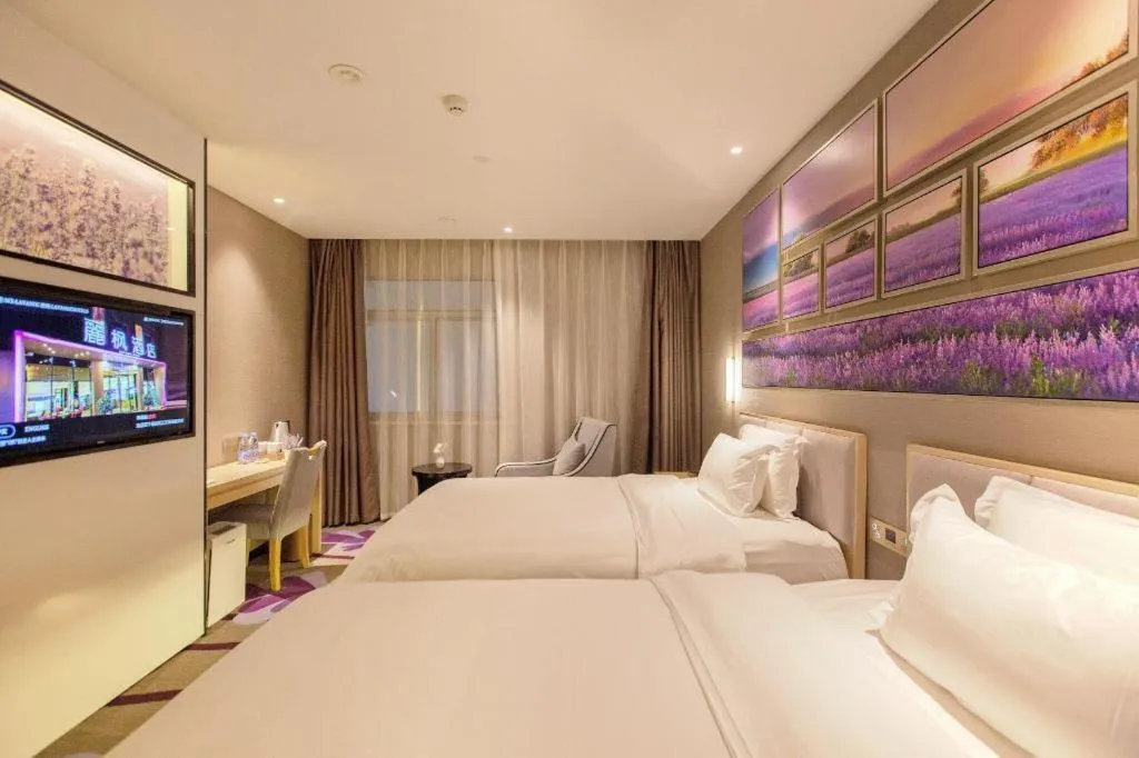 Bed in Lavande Hotel Wuhan Jianghan Road Subway Station