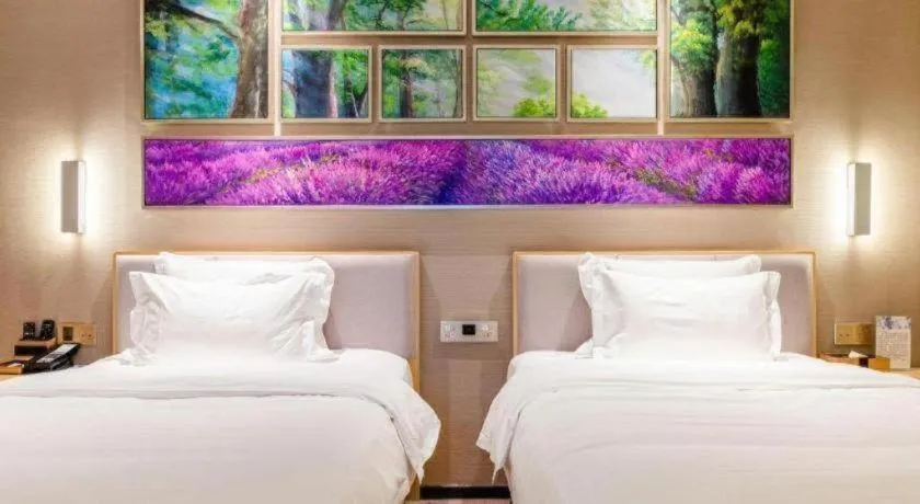Bed in Lavande Hotel Wuhan Jianghan Road Subway Station