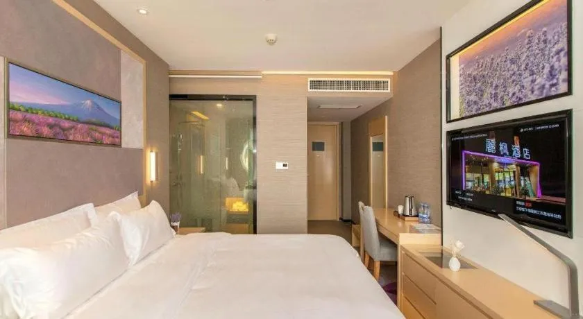 Bed in Lavande Hotel Wuhan Jianghan Road Subway Station