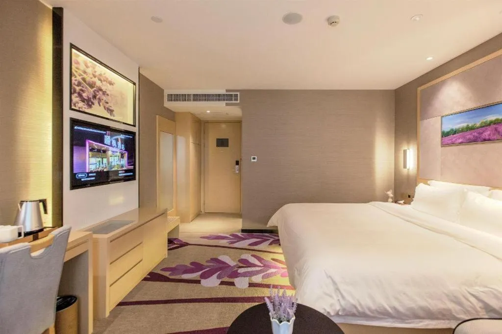 Bed in Lavande Hotel Wuhan Jianghan Road Subway Station