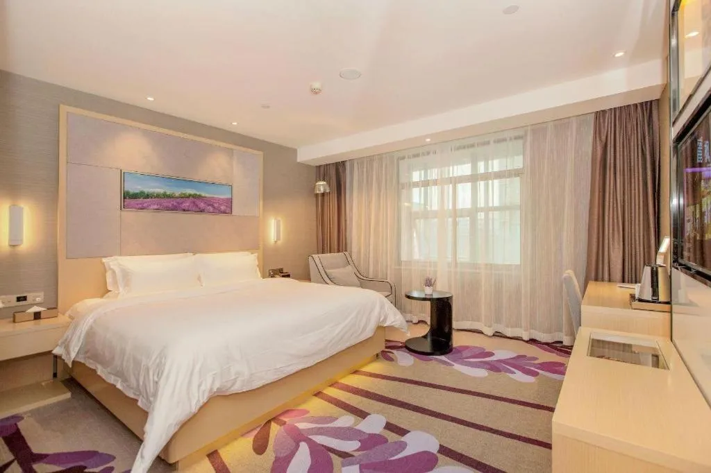 Bed in Lavande Hotel Wuhan Jianghan Road Subway Station