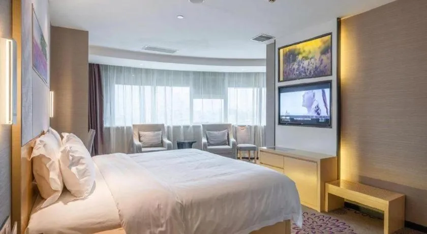 Bed in Lavande Hotel Wuhan Jianghan Road Subway Station