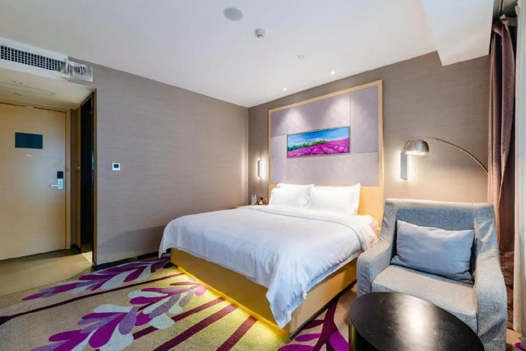 Bed in Lavande Hotel Wuhan Jianghan Road Subway Station