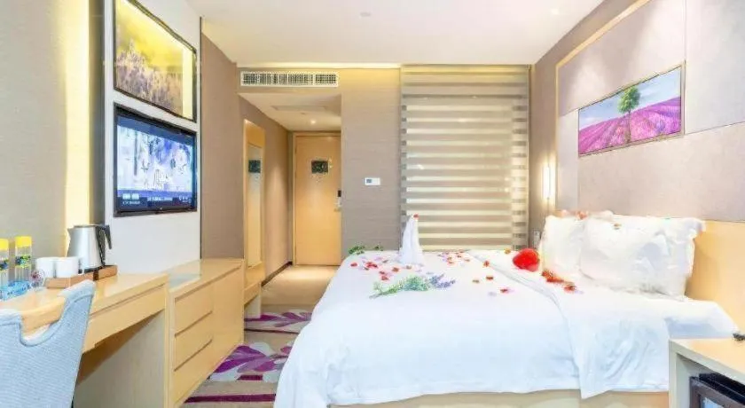Bed in Lavande Hotel Wuhan Jianghan Road Subway Station