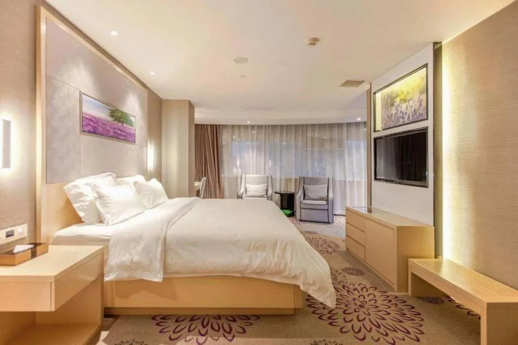 Bed in Lavande Hotel Wuhan Jianghan Road Subway Station