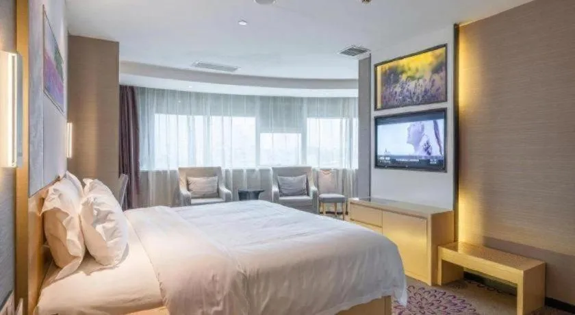 Bed in Lavande Hotel Wuhan Jianghan Road Subway Station
