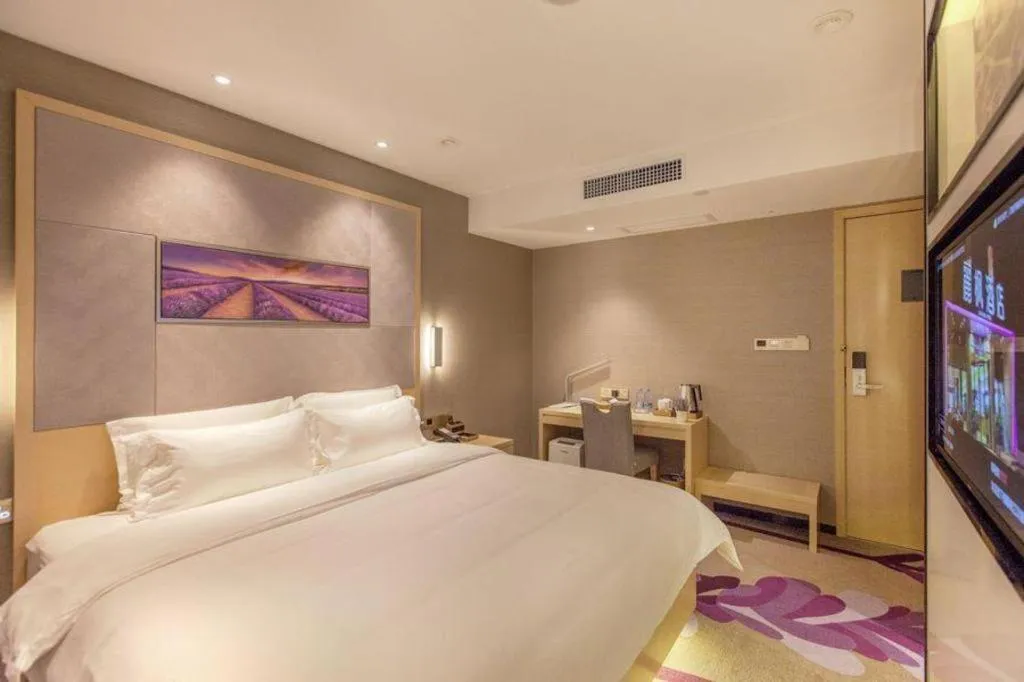Bed in Lavande Hotel Wuhan Jianghan Road Subway Station