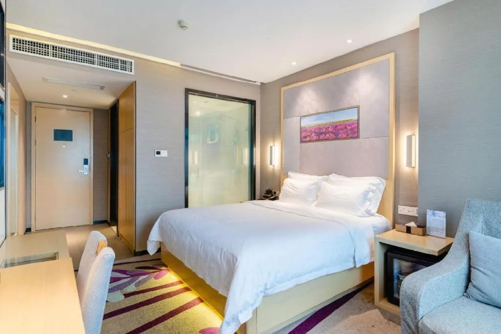 Bed in Lavande Hotel Wuhan Jianghan Road Subway Station
